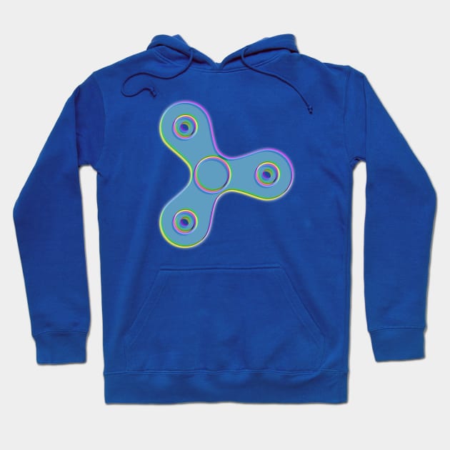 Fidget Spinner - CMYK Hoodie by Introvert